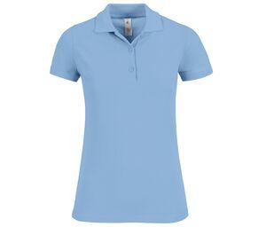 B&C BC409 - Women's Polo Saffron Timeless Sky Blue