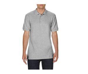 GILDAN GN858 - Premium Cotton Double Piqué Polo Sport Grey