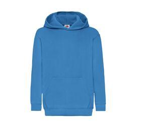 Fruit of the Loom SC371 - Kids Hooded Sweat (62-034-0) Azure Blue