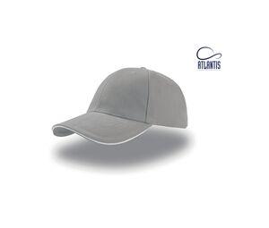 ATLANTIS AT003 - LIBERTY SANDWICH CAP Light Grey / White