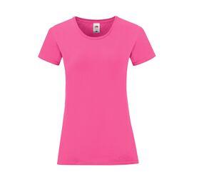 Fruit of the Loom SC151 - Round neck T-shirt 150 Fuchsia