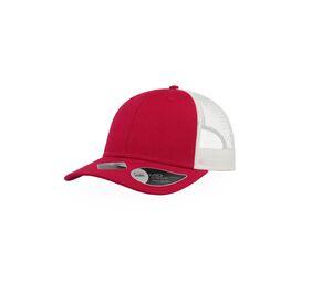 ATLANTIS AT173 - Casquette en polyester recyclé Red / White