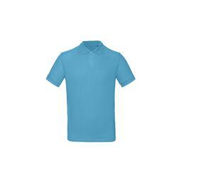 B&C BC400 - Men's 100% organic polo shirt Very Turquoise