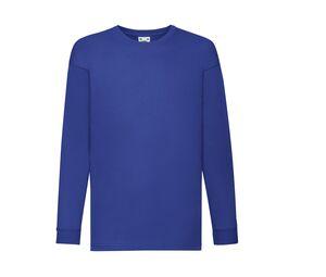 FRUIT OF THE LOOM SC6107 - Tee-shirt manche longue enfant Royal Blue