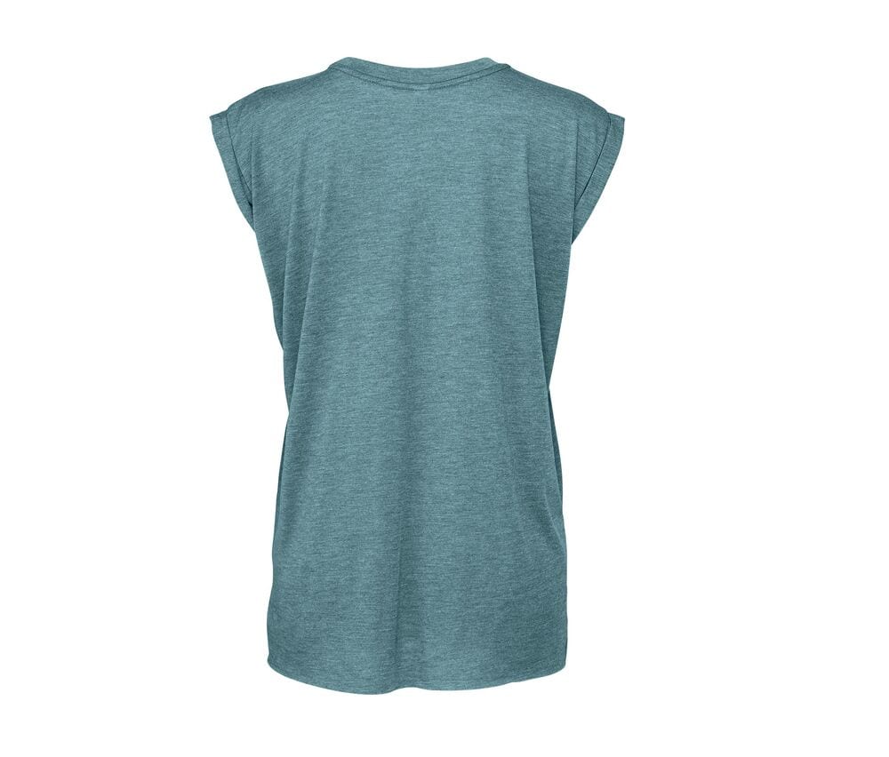 Bella + Canvas BE8804 - Women's rolled sleeve t-shirt