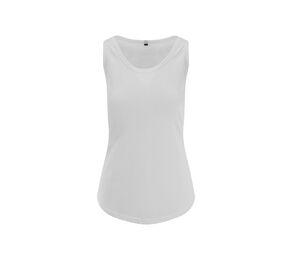 JUST T'S JT015 - Women's tri-blend tank top Solid White