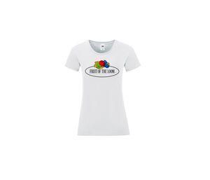 FRUIT OF THE LOOM VINTAGE SCV151 - Fruit of the Loom logo womens t-shirt