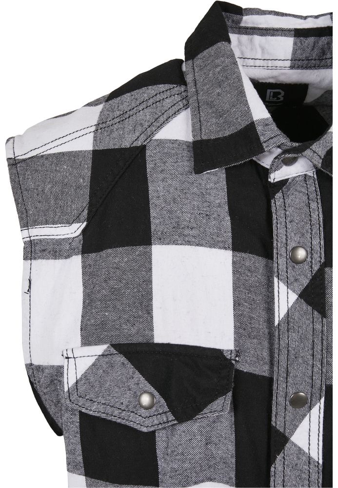 Brandit BD4031C - Sleeveless plaid shirt