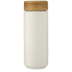 PF Concept 100705 - Lumi 300 ml ceramic tumbler with bamboo lid White