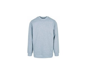 BUILD YOUR BRAND BYB003 - CREWNECK Heather Grey