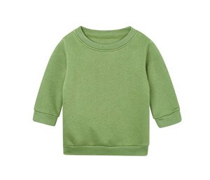 BABYBUGZ BZ064 - Baby set-in sweatshirt Soft Olive