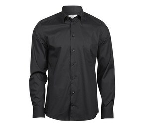 TEE JAYS TJ4024 - Fitted and stretch men's dress shirt Black