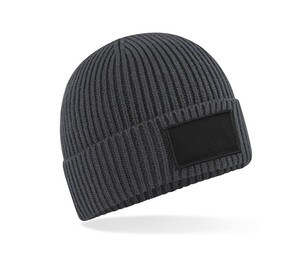 BEECHFIELD BF442R - Beanie with patch for decoration