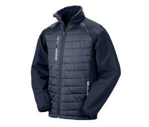 RESULT RS237 - Veste bi-matière Navy / Grey