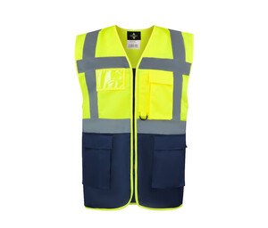 KORNTEX KX226 - COMFORT EXECUTIVE VEST "HAMBURG" Yellow / Navy