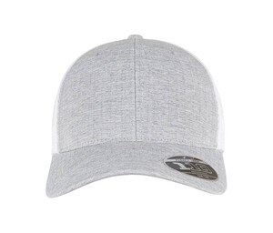 FLEXFIT F110MT - Trucker mesh cap melange silver/white