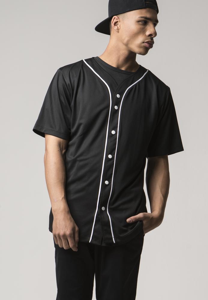 Urban Classics T-Shirt Baseball-Shirt Mesh Jersey Herren-Shirt TB-1237 