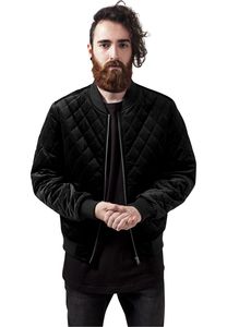 Urban Classics TB1452C - Diamond Quilt Velvet Jacket Men